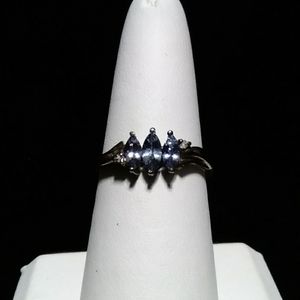 Tanzanite and Diamond Ring